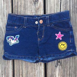 Cat & Jack-Jean shorts with patches